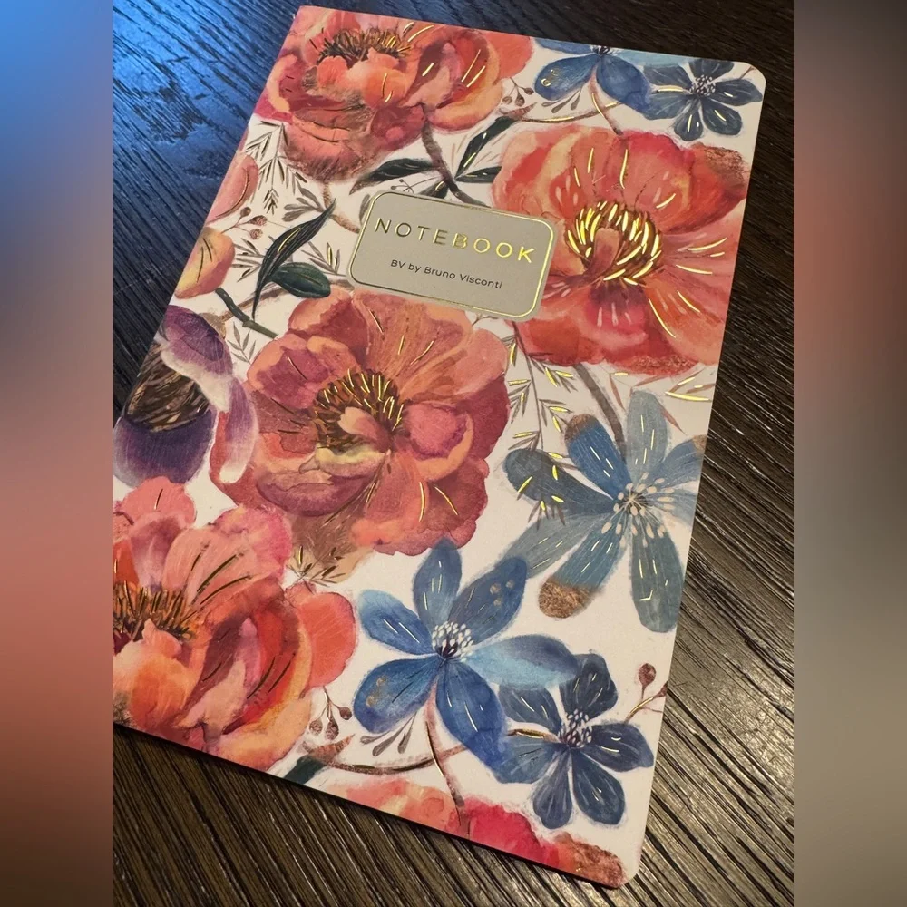Heaven Flowers Notebook – BV Bruno Visconti – Watercolor Floral